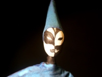 Carnival Puppet Blue (close up) from feature film IMAGINATION (2007)